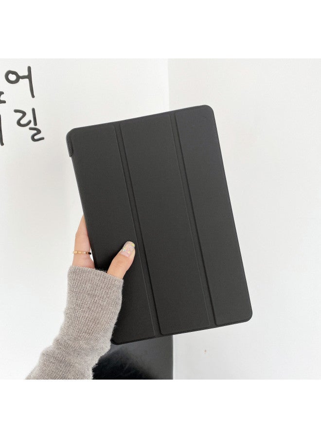 Silicone Tri-fold Full Cover Soft Tpu Case For Ipad10.2 Tablet 10.4 Air4/5 10.9 Protective Shell Digital Computer Accessories-Color:Black-Applicable Model:IPAD10.2 - Image 5